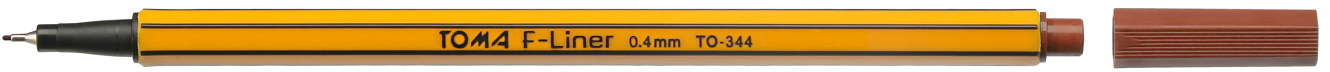 Cienkopis Toma F-Liner TO-344 brązowy